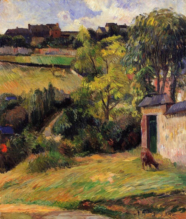 Rouen Suburb, Paul Gauguin