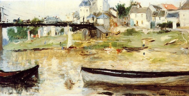 Villenueve la Garenne, Berthe Morisot Landscape painting
